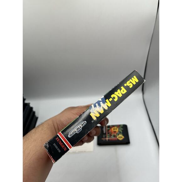 Ms. Pac-Man (Sega Genesis, 1991) Complete CIB Tested Cardboard Box - Picture 7 of 9